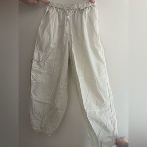 Urban outfitters white size xs parachute pants